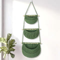 Boho Style Handwoven Rope Hanging Basket by GLDFI