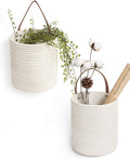 Goodpick 2 Pack Cotton Rope Wall Hanging Baskets by Goodpick