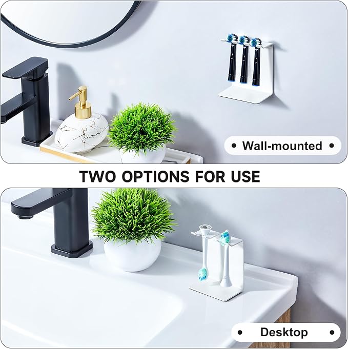 Electric Toothbrush Head Holder, Oukimly Toothbrush Holder Wall Mounted or - Image 5