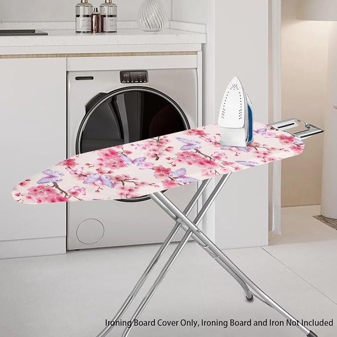 Butterfly Cherry Blossoms Pattern Ironing Board Cover 15x54 Inch Standard - Image 2