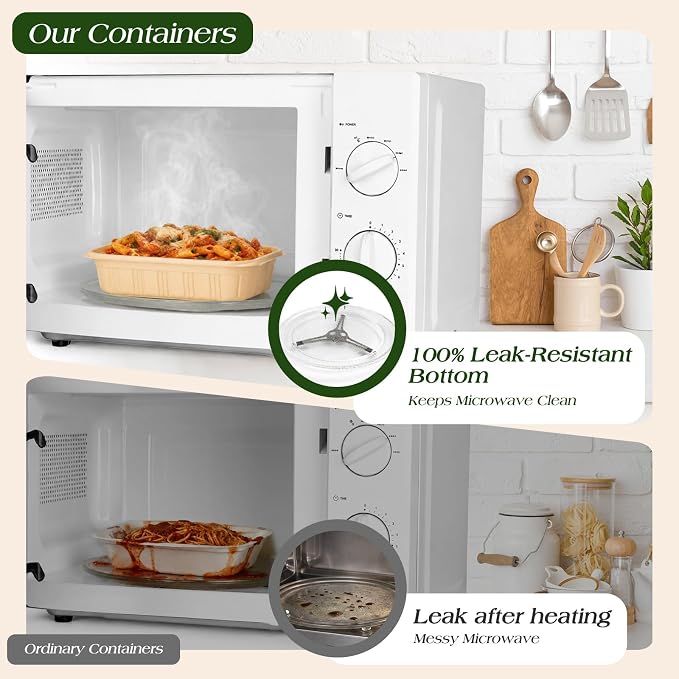 100 Piece Meal Prep Containers - Image 4