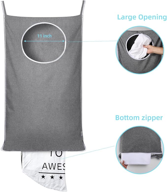 KEEPJOY Hanging Laundry Hamper Bag - Image 5