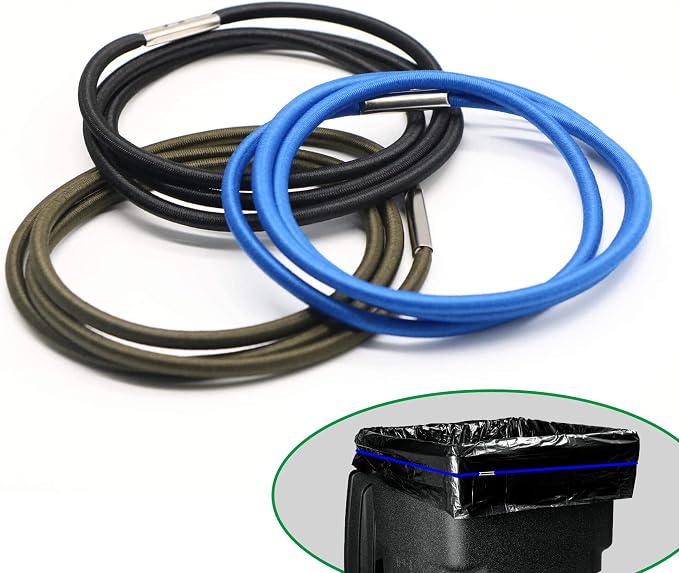 Large Trash Can Rubber Bands, Durable Trash Bag Bands Elastic Bands to Hold - Image 7
