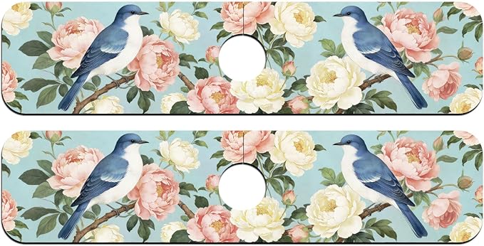 2 Pcs Kitchen Sink Splash Guard Faucet Mat Bluebird Faucet Mat - Image 8