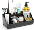 Bathroom Counter Organizer and Storage, 7 Slots Detachable Toothbrush Holders by Homtalker