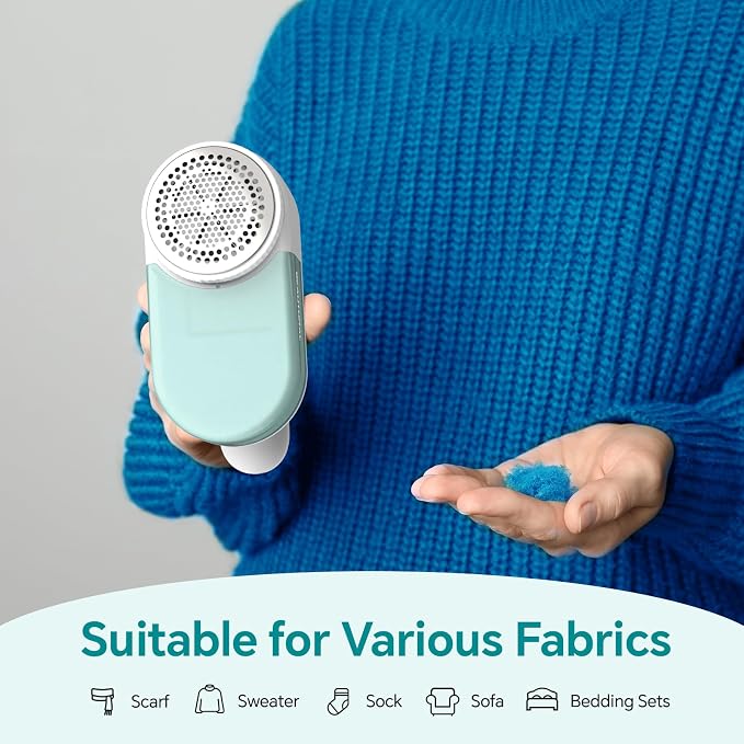 BEAUTURAL Fabric Shaver and Lint Remover, Portable Sweater Defuzzer | 2 Speeds - Image 6