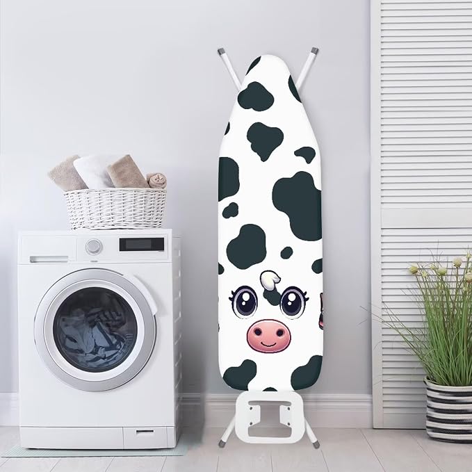 Cute Cow Pattern Ironing Board Cover 14x45 Ironing Board Cover, Resist - Image 4