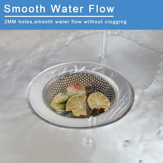2 Pcs Sink Strainer Double-Layer Safe Design - Image 6