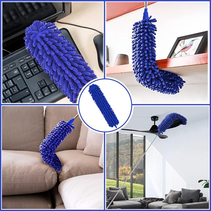 Buysenton Microfiber Duster, Reusable Bendable Dusters, Washable Lightweight - Image 4