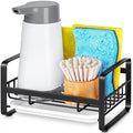 HULISEN Kitchen Sponge Holder, 304 Stainless Steel Sink Caddy by HULISEN