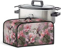 Hummingbird Slow Cooker Cover - Beautiful Pink Flowers Dust Cover, Measuring 17" x 10.8" x 9.8"