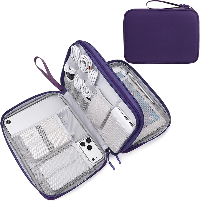 FYY Electronic Organizer, Travel Tech Pouch Bag, Extra Large, Waterproof by FYY