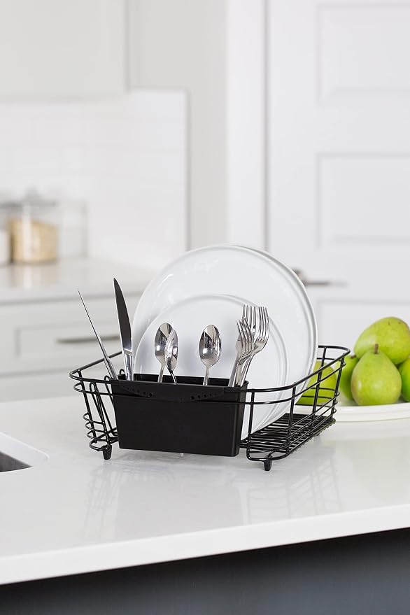 Better Houseware in-Sink Dish Drying Rack, Coated Steel, 14.5 x 13 x 5 Inch - Image 2