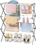 KINGBOARD 3-Tier Extendable Clothes Drying Rack, Space-Saving Collapsible by KINGBOARD