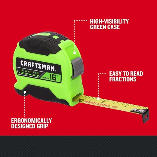 CRAFTSMAN High-Visibility Tape Measure, 4.9 m - Image 7