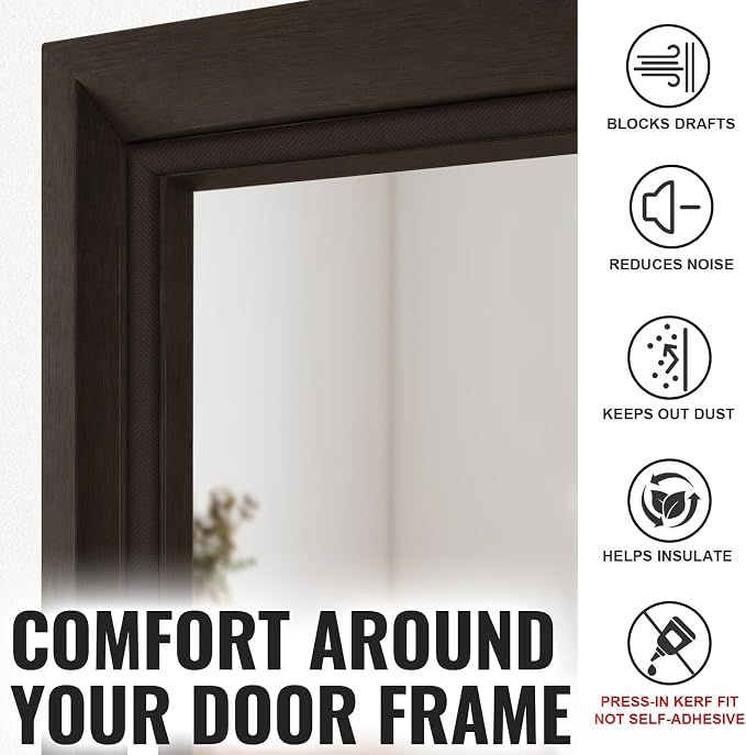 Litaibai 60 ft Kerf Weather Stripping Door Seal - Image 7