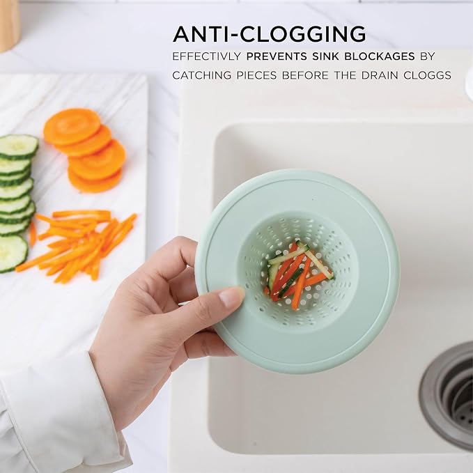 COOK WITH COLOR Kitchen Sink Strainer, Flexible Sink Strainer, Sink Drain - Image 4