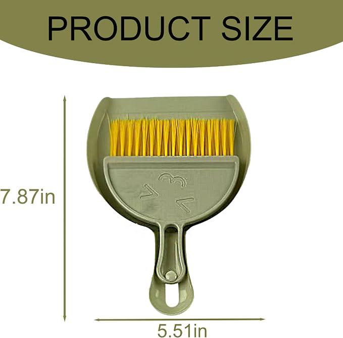 3PCS Hand Broom and Dustpan Set Mini Household Cleaning Tool - Image 2