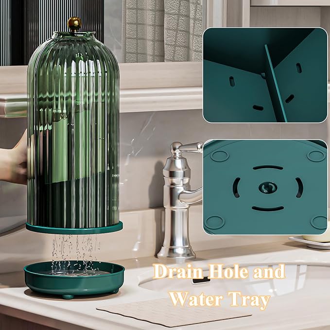 Drainable Toothbrush Toothpaste Holders - Image 2