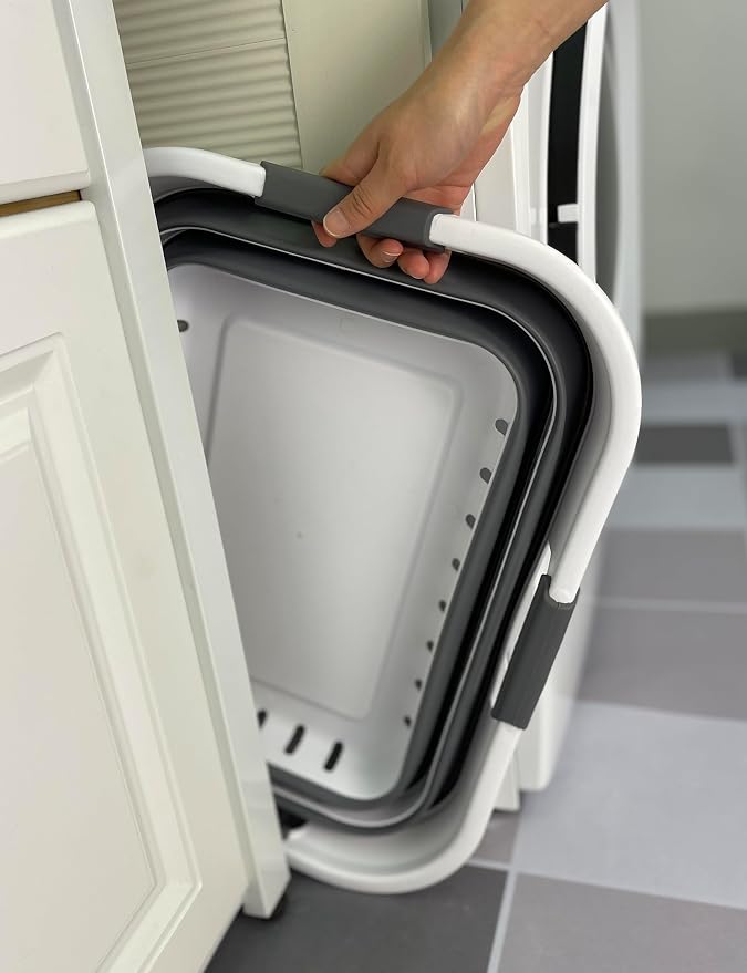 SAMMART 42L Collapsible Plastic Laundry Basket - Image 4