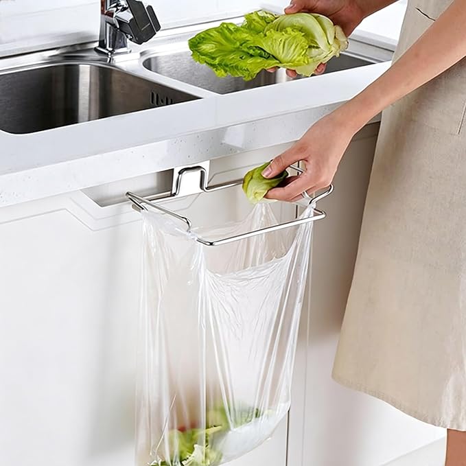 OYSIR Large Stainless Steel Trash Bag Holder - Image 2