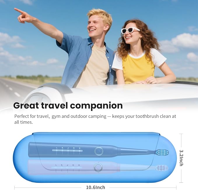 Silicone Electric Toothbrush Travel Case, Manual Toothbrush Travel Cover - Image 6