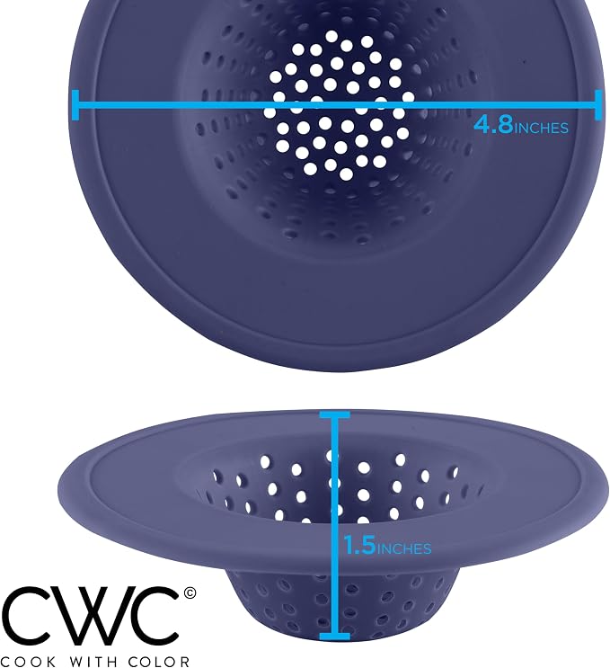 COOK WITH COLOR Kitchen Sink Strainer, Flexible Sink Strainer, Sink Drain - Image 4
