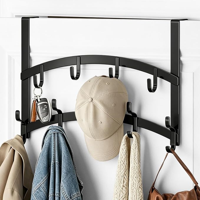 Consumest Over the Door Hooks Organizer by Consumest