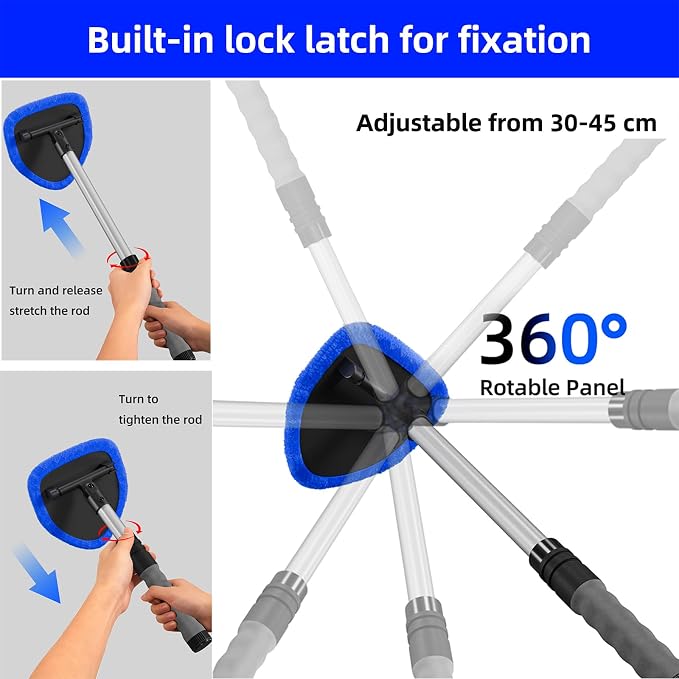 desin Windshield Cleaning Tool, Car Window Cleaner Windshield Cleaner - Image 2