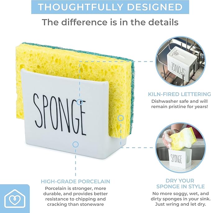 Heartland Home Porcelain Sponge Holder - Image 3