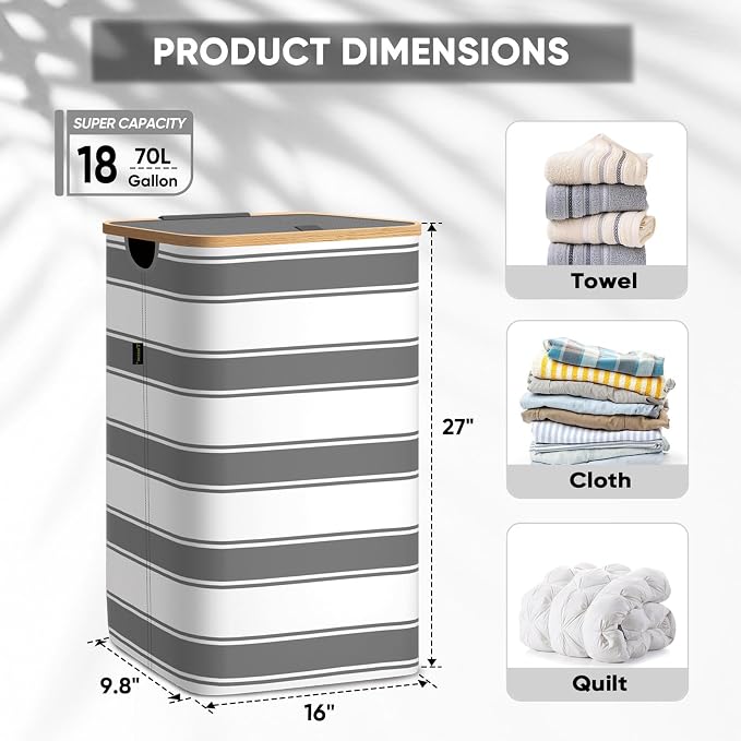 BALEINE 70L Laundry Hamper - Image 4