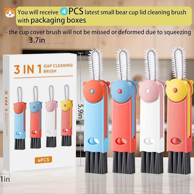 3-in-1 Cup Lid Cleaning Brush - Image 5