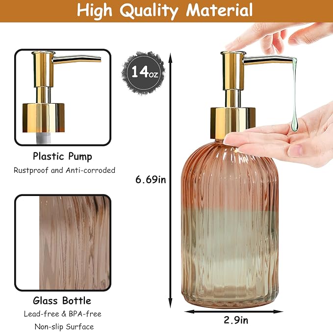 YYTSGG Glass Soap Dispenser - Image 2