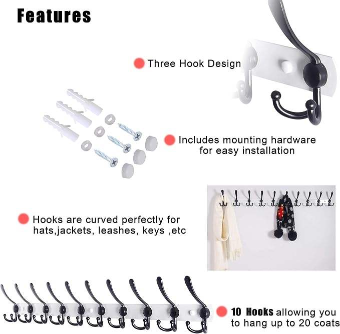 Coat Rack Wall Mount - Image 6