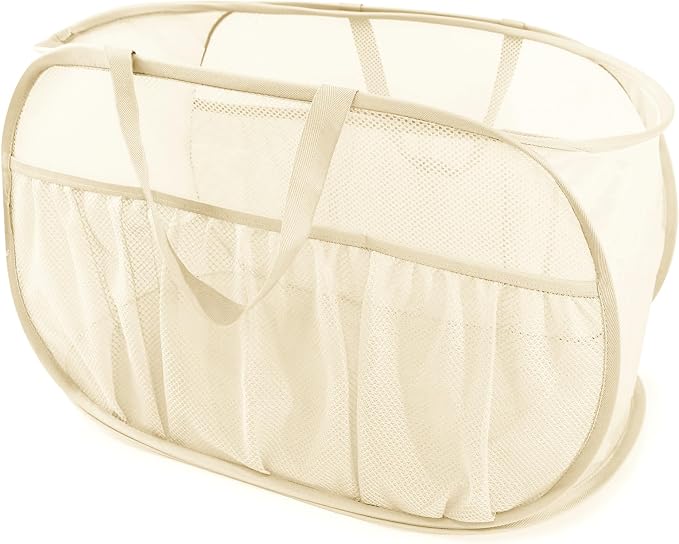 Collapsible Laundry Baskets, Upgrade Pop Up Laundry Hamper by BATTOO