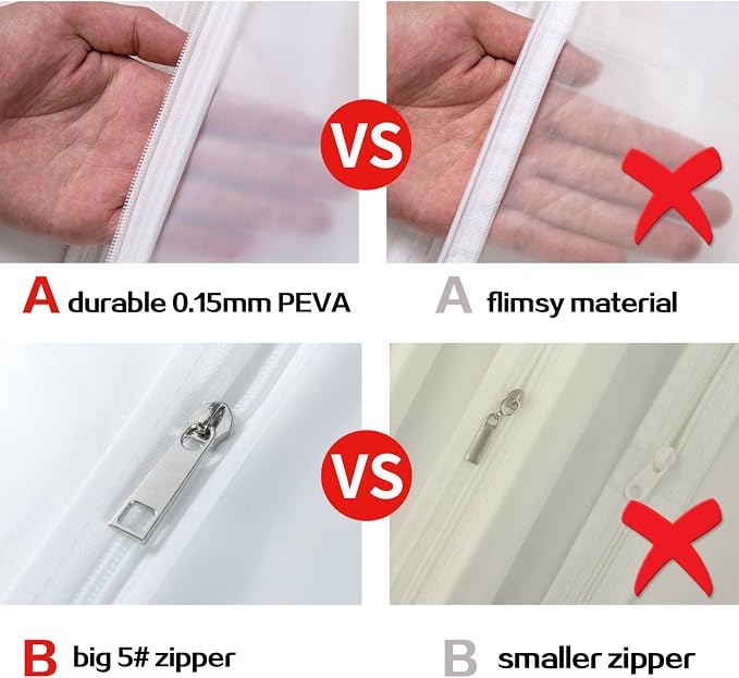 MsKitchen 6 Pack Long Garment Bags - Image 8