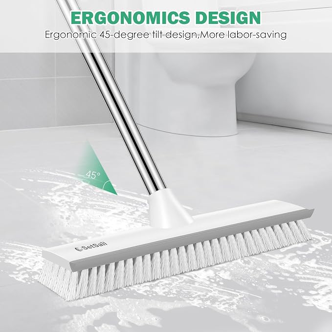 SetSail 12-in Wide Floor Scrub Brush - Image 5