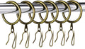 Hotop 30 Pcs Metal Curtain Rings by HOTOP