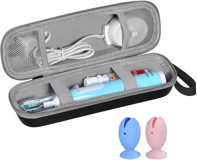 Travel Case for Oral-B/Oral-B Pro/Phlips Sonicare Electric Toothbrush by TUNYINSH