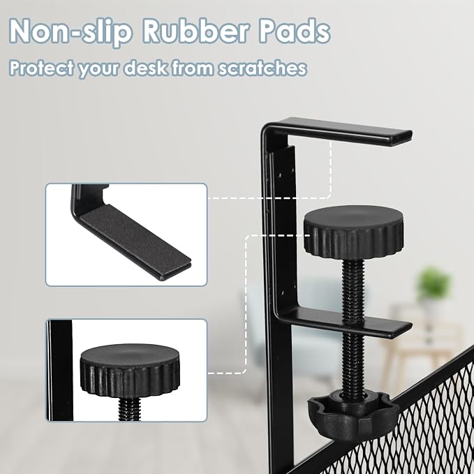 Cable Management Under Desk, Under Desk Cable Management Tray | No Drill Cable - Image 3