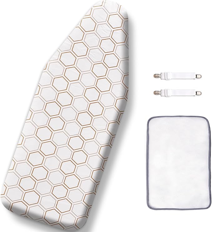 SheeChung Small Ironing Board Cover and Pad 12.5"x32", Mini Iron Board Cover by SheeChung