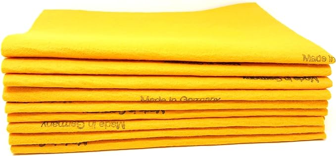 100 Pack Extra Large Original German Shammy Cloths Chamois Towels Super by Unknown