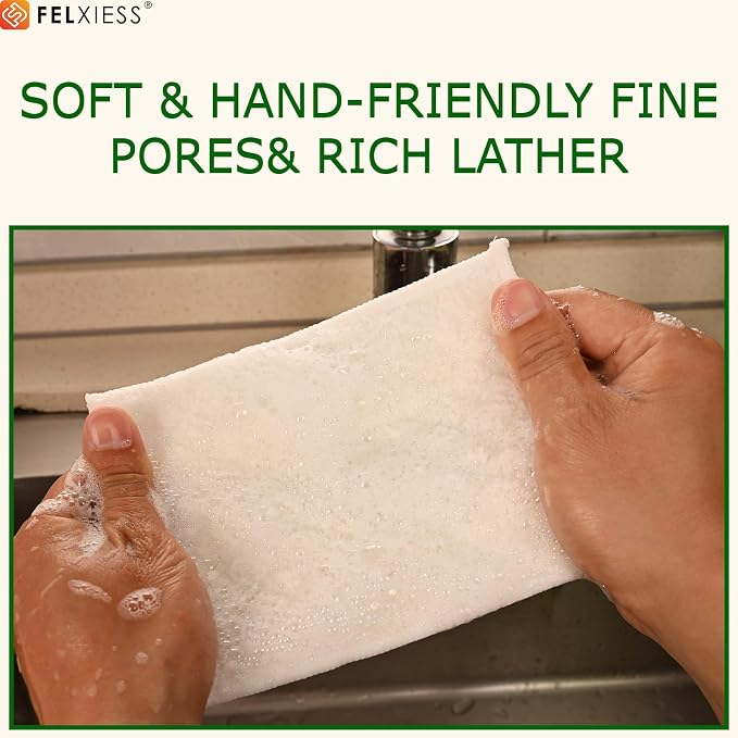 White Microfiber Scrubbing Pads, Non-Scratch - Image 6