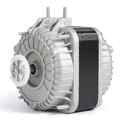 Condenser Fan AC Motor YZF10-20,Input Power 55W Output Power 10W Shaded Pole Motor for Refrigerator,Freezer,Small Ventilation Rquipment,UL Approved (120V 60Hz YZF10-20)
