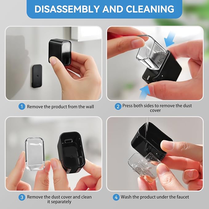 MOPMS Single Slot Toothbrush Holders Wall Mounted - Image 6