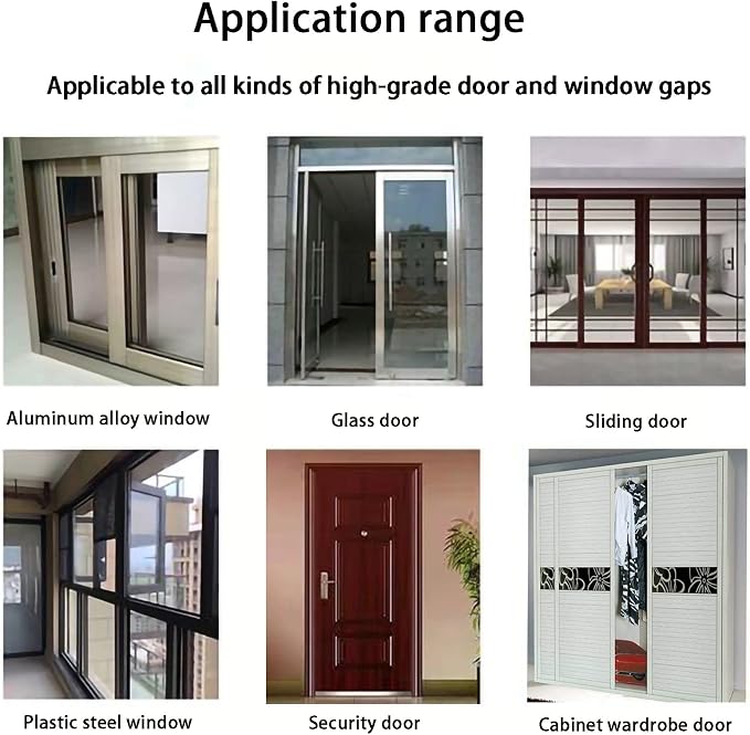 Weather Stripping Door Window Seal Strip 33 Ft, Selfadhesive Strong Adhesion - Image 5