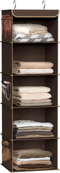 Simple Houseware 5 Shelf Hanging Closet Organizer, Top Support Metal Frame by SimpleHouseware