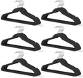 Black Velvet Hangers 60 Pack, Slim Space Saving Suit Hangers by MLKJHHI