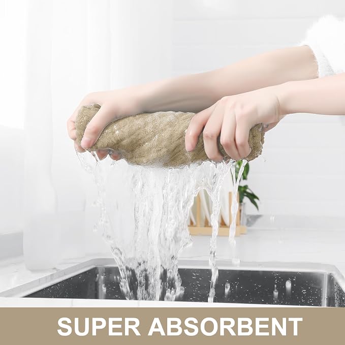 Homaxy Large Premium Cotton Kitchen Towels 16"x 28", 8 Pack - Image 3