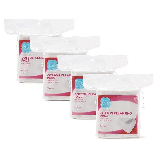 Simply Soft Premium Jumbo Cotton Cleansing Pads, 100% Pure Cotton, Large 3.5 x by SimplySoft